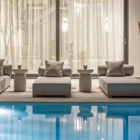 빌라 The White Luxury - Private Seaview With Pool By Mana Gers Vasilikí